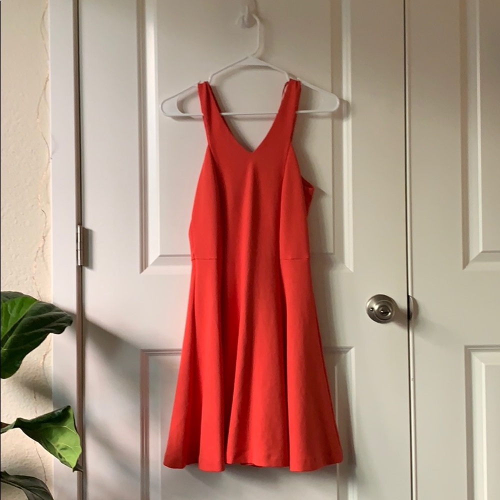 Red Zara dress